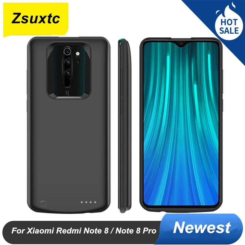 

6500Mah For Xiaomi Redmi Note 8 Battery Case Note 8 Pro Phone Cover Power Bank For Xiaomi Redmi Note 8 Pro Battery Charger Case