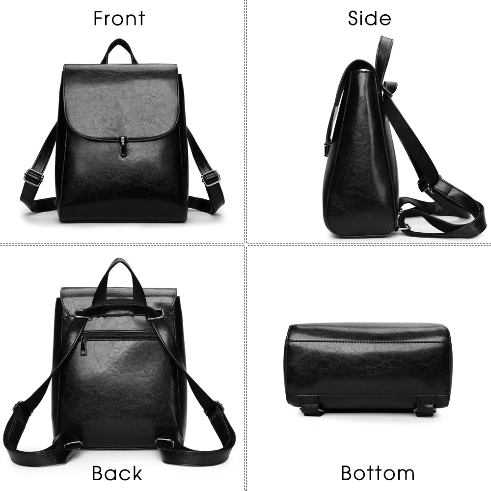 Herald Fashion женские рюкзаки из высококачественной кожи Школьные сумки для женщин