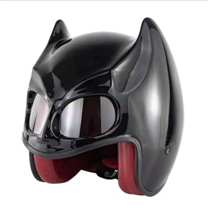 Женский мотоциклетный шлем SOMAN для верховой езды индивидуальный с ушами летучей