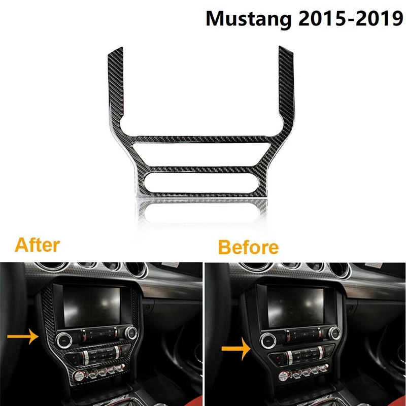 

Внутренняя отделка карбоновой панели CD для Ford Mustang 2015-2019