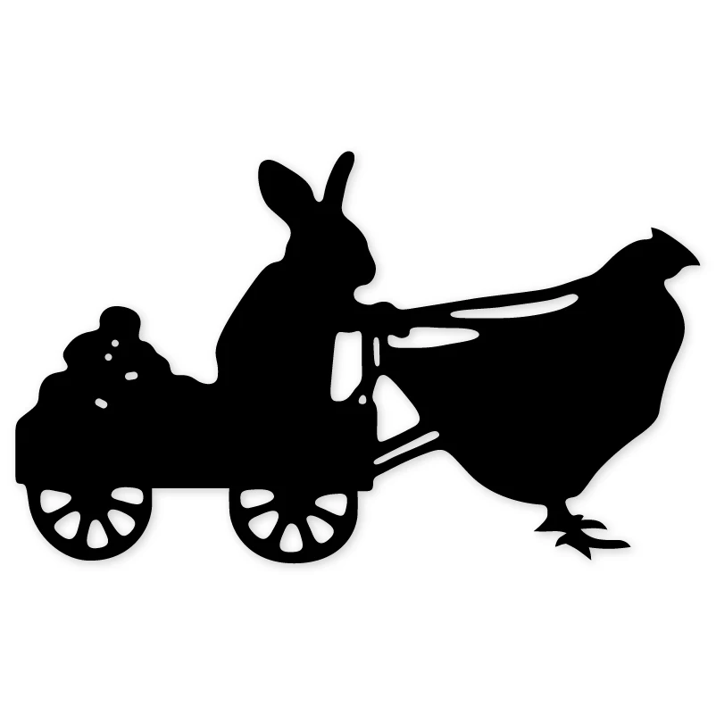 Курица тянет кролик металлические режущие штампы высечки пресс-формы 2020 Новый