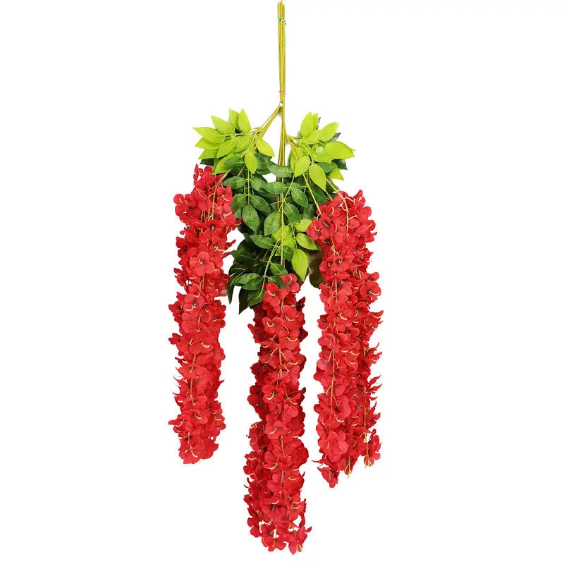 

1.1M Artificial Clove Flower Vines Garland Fake Silk Wisteria Wedding Party Decor Hanging Rattan Home Decoration