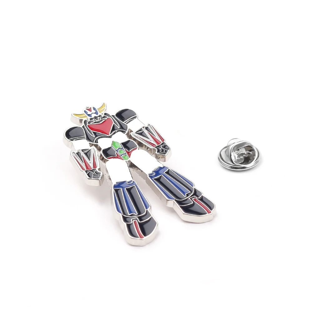 Dongmanli UFO робот Grendizer аниме металлические эмалированные булавки и броши для женщин и мужчин нагрудные булавки рюкзак сумки значок подарки