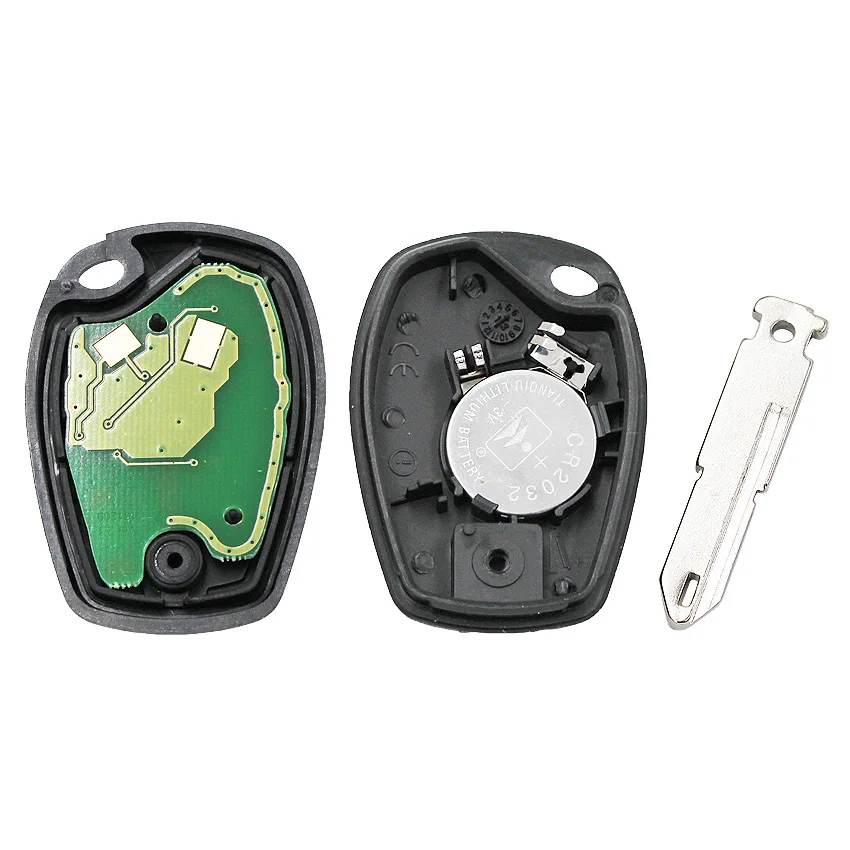 2 кнопки дистанционного управления брелок 433 МГц для Renault с чипом PCF7947 NE72 Blade|Ключ
