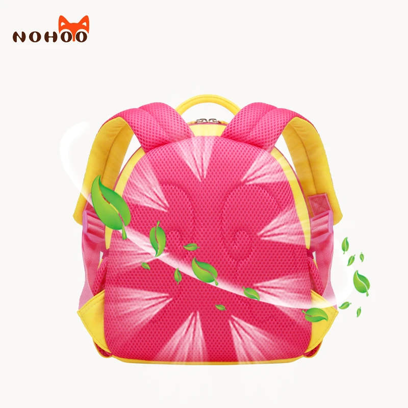 NOHOO 3D из мультфильма «тролли школьная сумка Детские рюкзаки Ангел школьная сумка Wings ребенок неопреновый Рюкзак mochila escolar подарки для детей