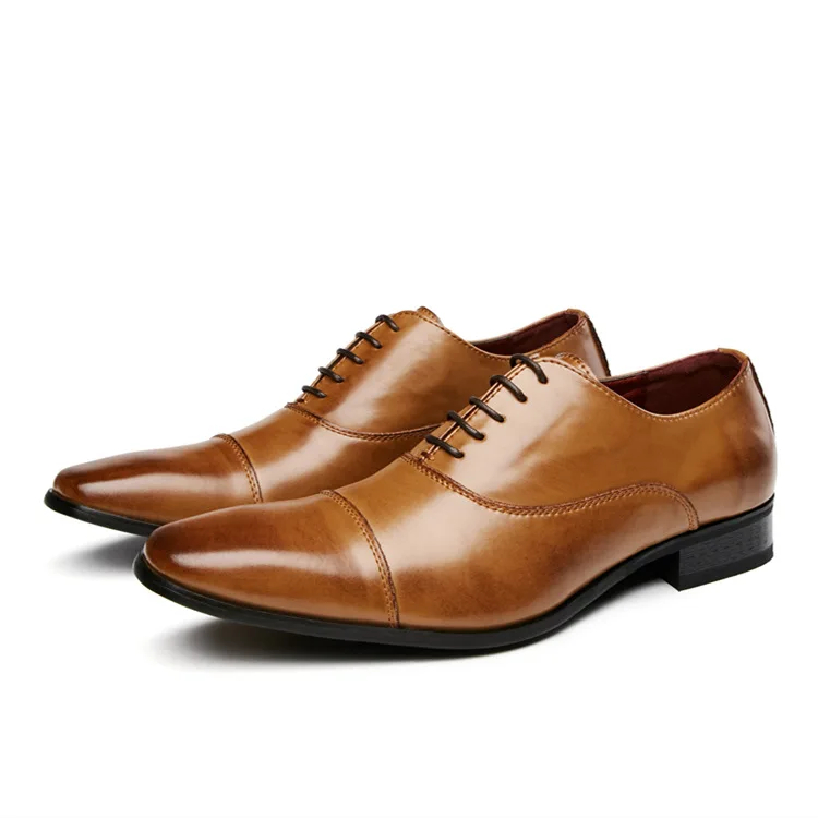 

Men Formal Shoes 2020 Autumn & Winter Brand Wedding Dress Shoes Men New Footwear Black Fashion Design Leather Men's Shoes