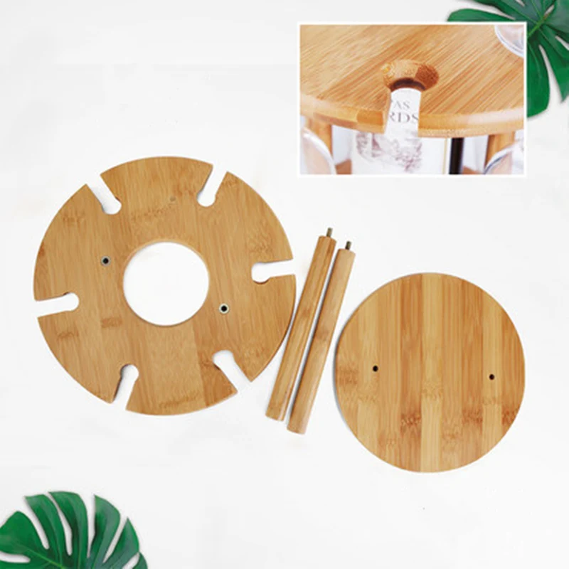 Винная стойка из массива дерева подставка для бутылок кухонная барного бара