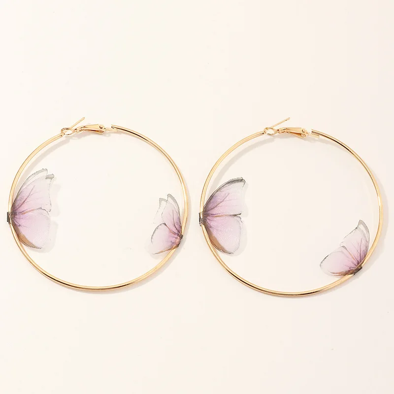 

Trendy Large Hoop Earrings Big Smooth Circle Earrings Basketball Brincos Celebrity Brand Loop Earrings for Women Jewelry