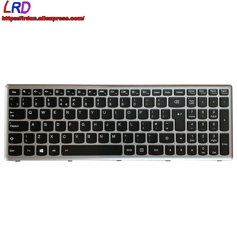 New Original Backlit UK English Keyboard for Lenovo Z710 U510 Laptop 25211294 25211325 25211356 | Компьютеры и офис