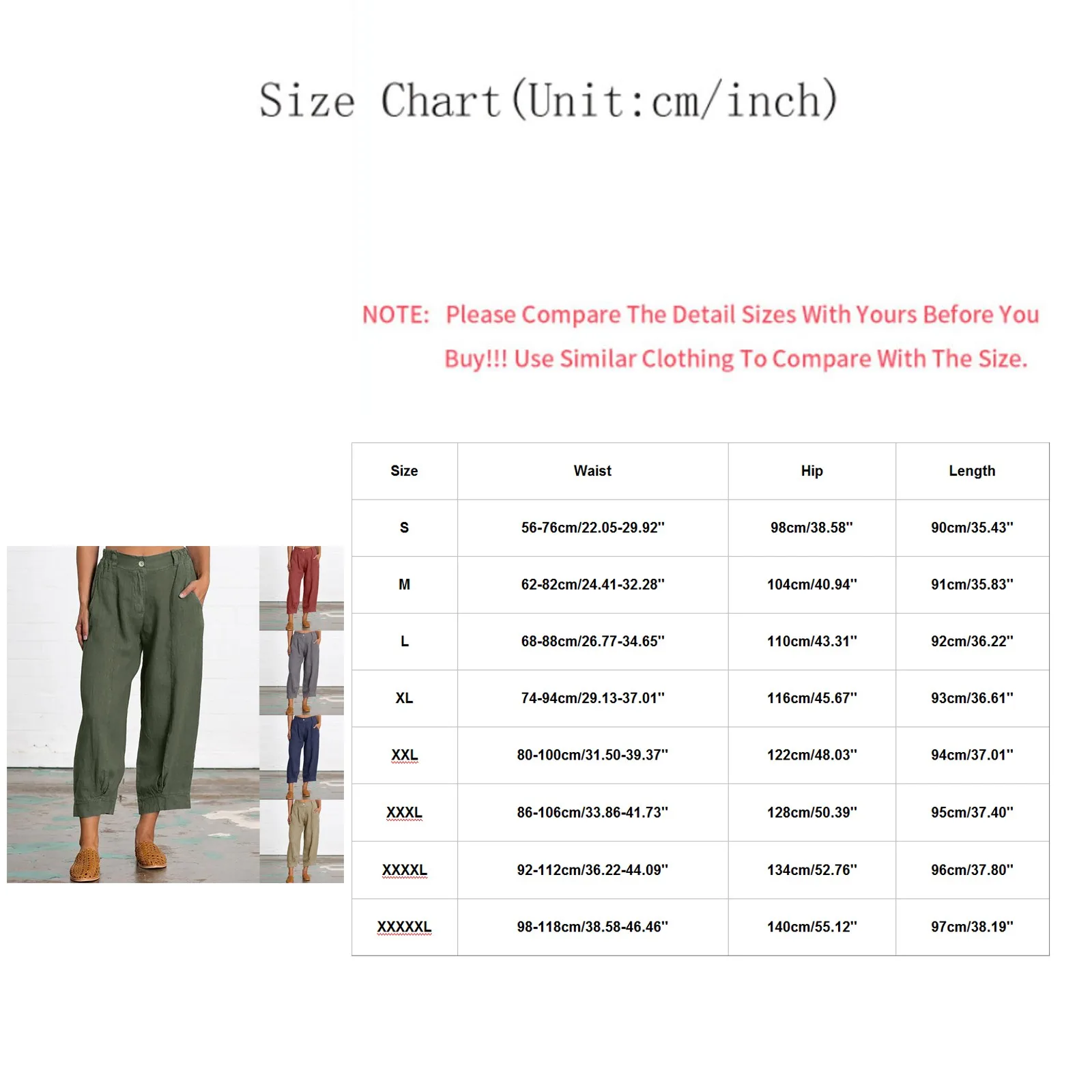 

Vintage Solid Harem Pants Women Trousers Casual Elastic Waist Soft Wide Leg Pants Loose Pantalon Summer Plus Size Pants Thin