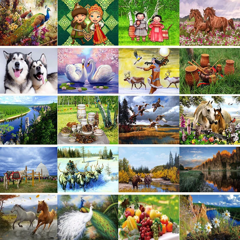 Алмазная картина домашний пейзаж персонаж 5D алмазная крест Ctitch набор шаблон