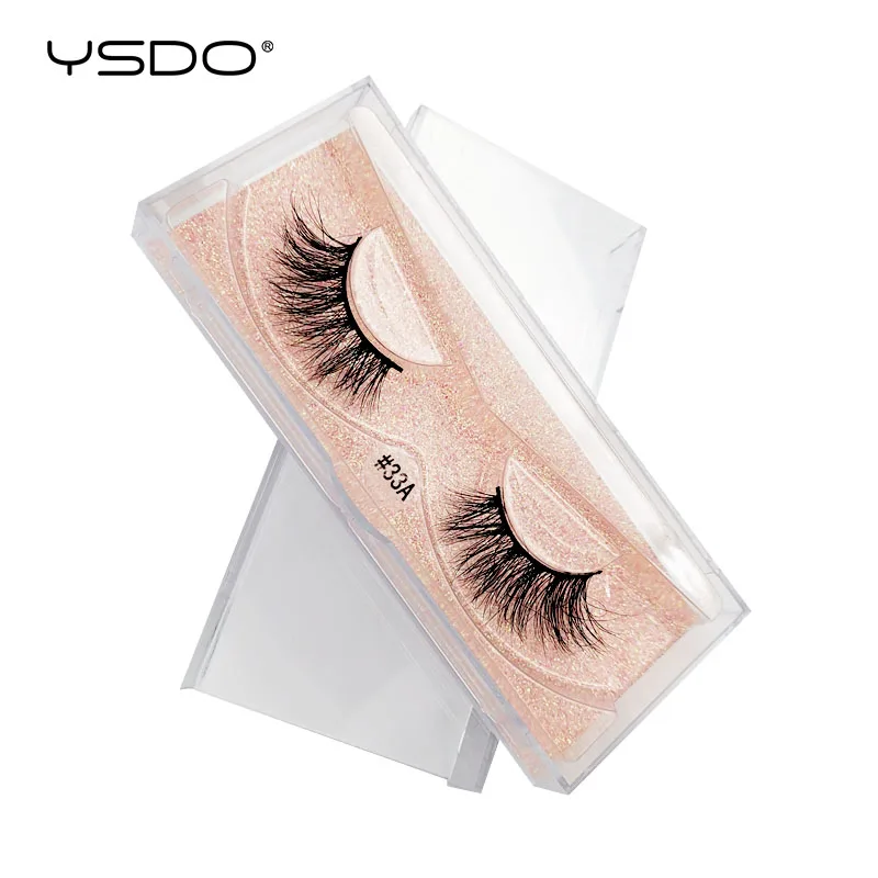 YSDO 1 пара норковых ресниц крест-накрест ресницы натуральные мягкие драматические