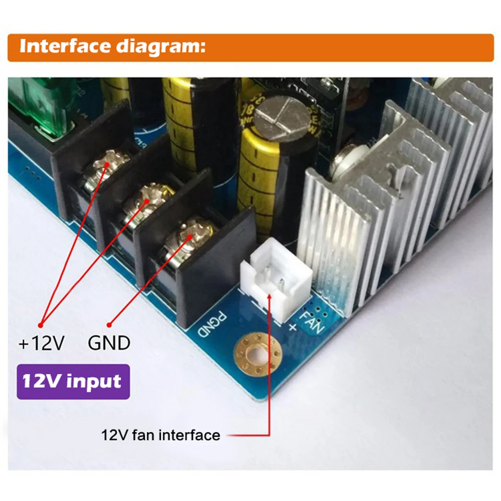 

DC 12V 500W booster board Boost Module Transfer Isolation Switch Power board modified car amplifier DIY kit