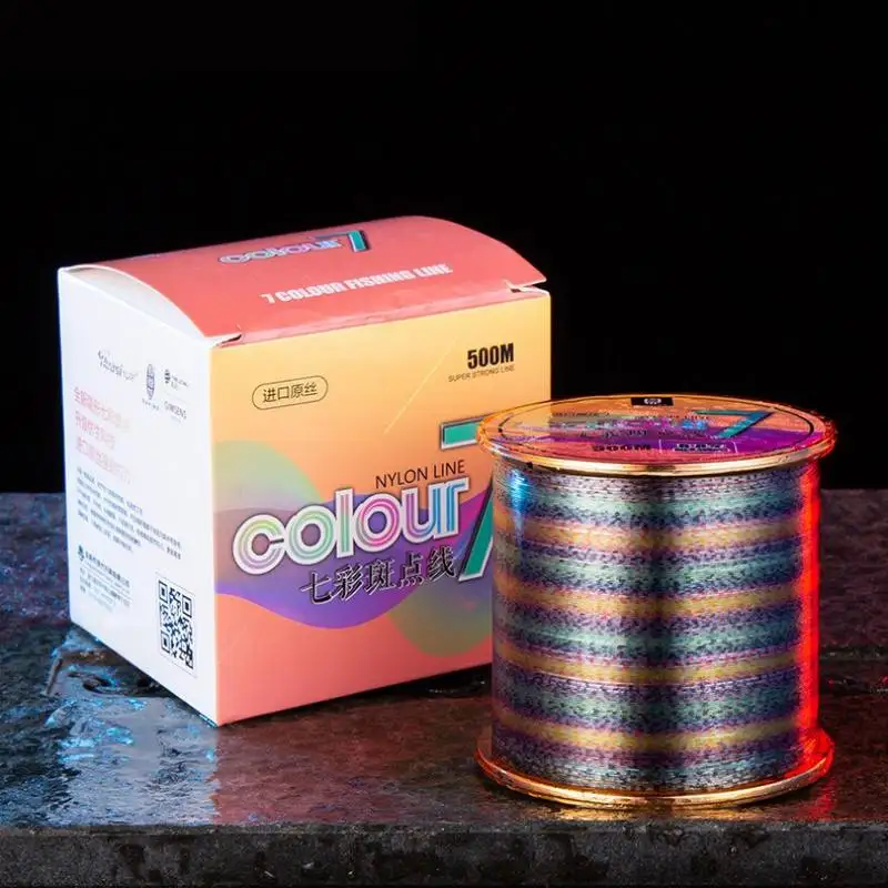 

500m Invisible Fishing line Speckle Carp Fishing 3D spoted Sinking Thread Fishing Algae Fluorocarbon Coated Fishing Line