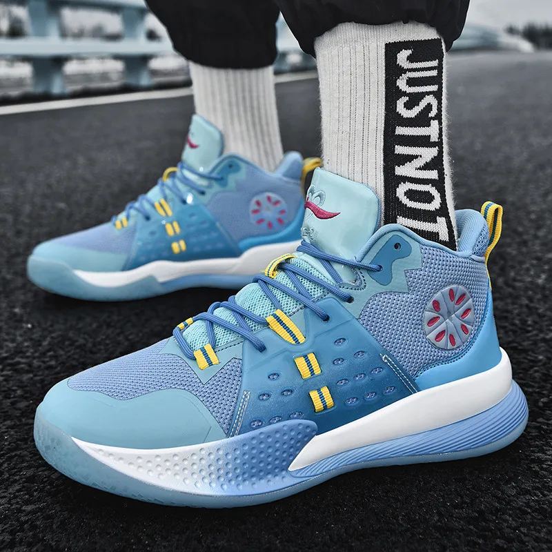 Brand White Pink Men's Professional Basketball Sneakers 2021 Designer Couple Anti-Shock Platform Baskets Shoes Women Trainers