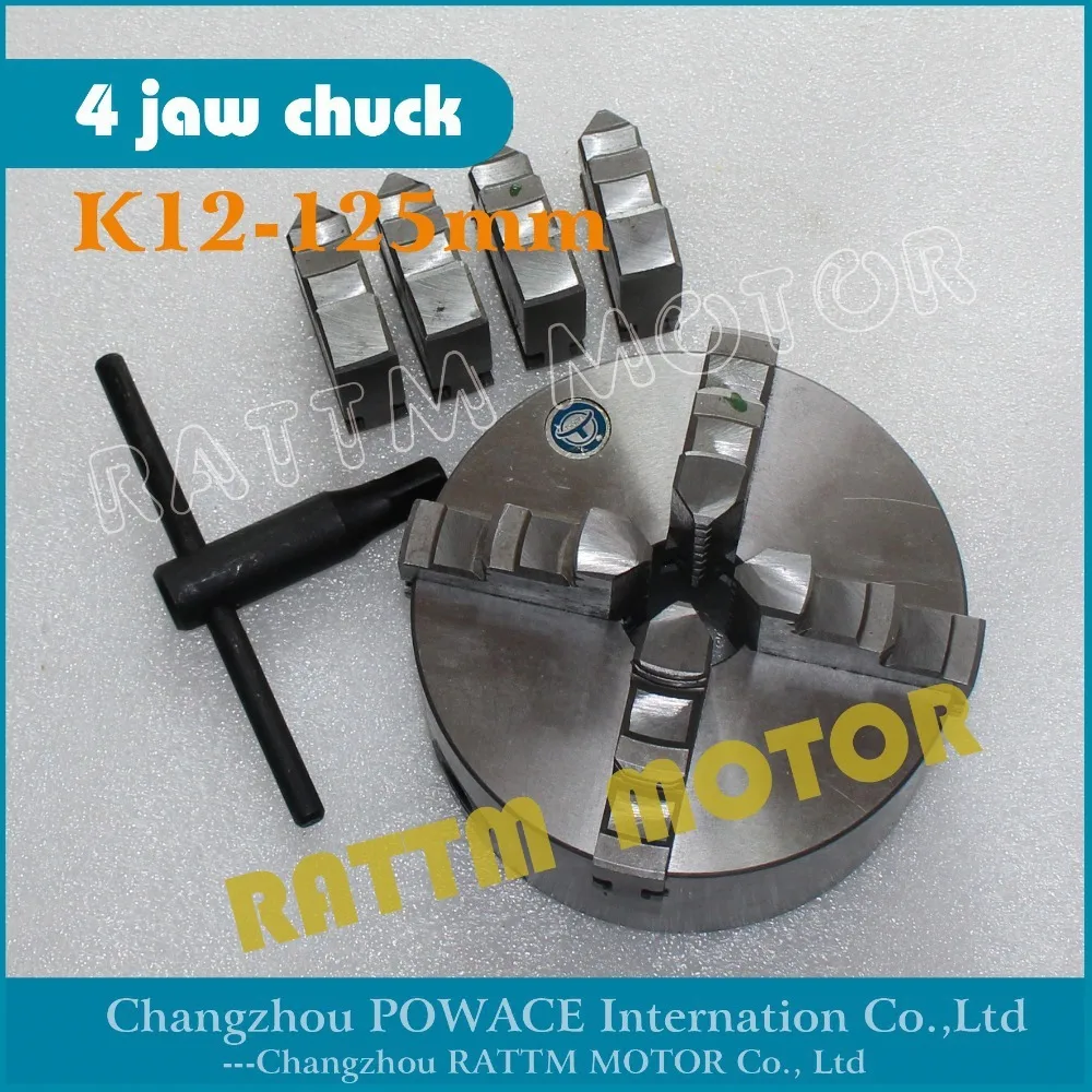 

Manual chuck Four 4 jaw self-centering chuck K12-125mm 4 jaw chuck Machine tool Lathe chuck