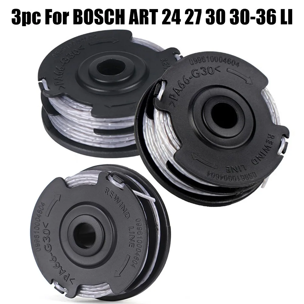 

3 шт., катушки для триммера BOSCH ART 24 27 30-36 LI 1,6 мм
