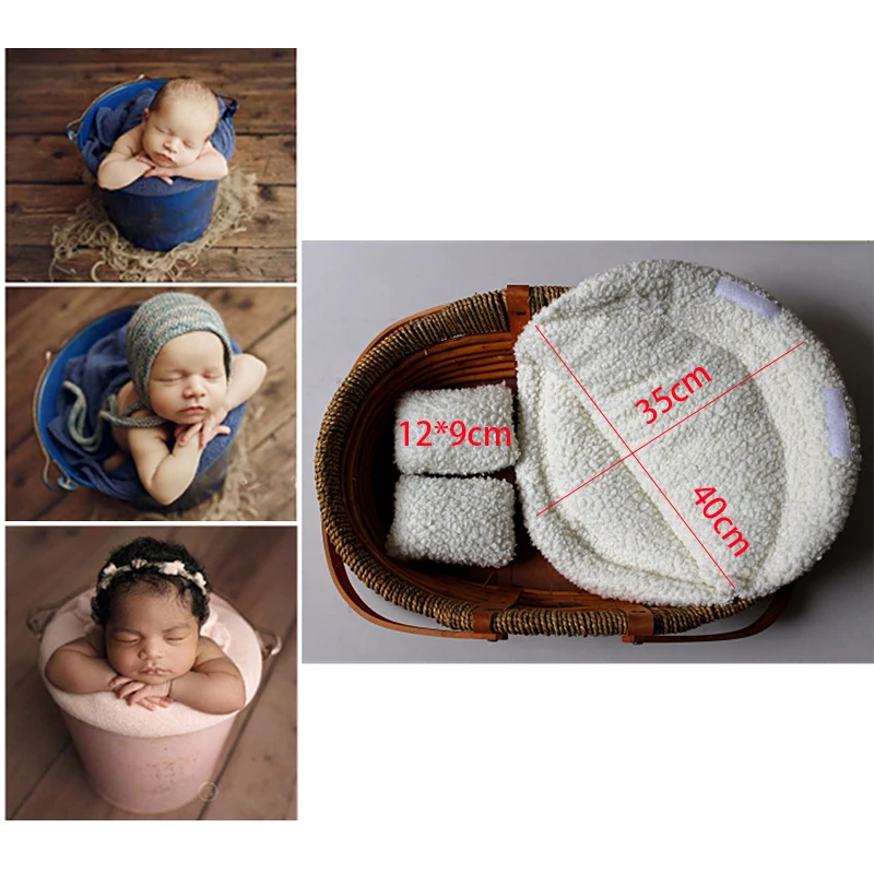 

Newborn Photography Props Pillows Basket Filler Photography Accessories Studio Posing Aid for Newborn Baby 29 Models Optional