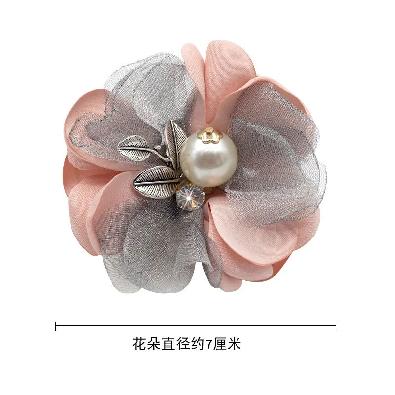 Я-Remiel Новая корейская ткань жемчужный цветок брошь значок на булавке шаль Pin