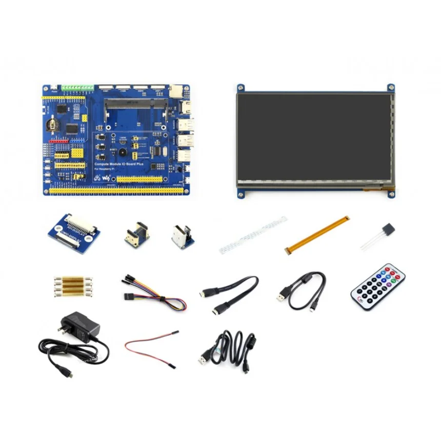 Raspberry Pi компьютерный модуль 3 комплект аксессуаров Тип B (без см3) с 7-дюймовым