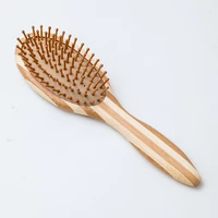 denman rubber vent straightener hair brush custom bamboo hair brush pressing comb detangling bamboo massage hair brush