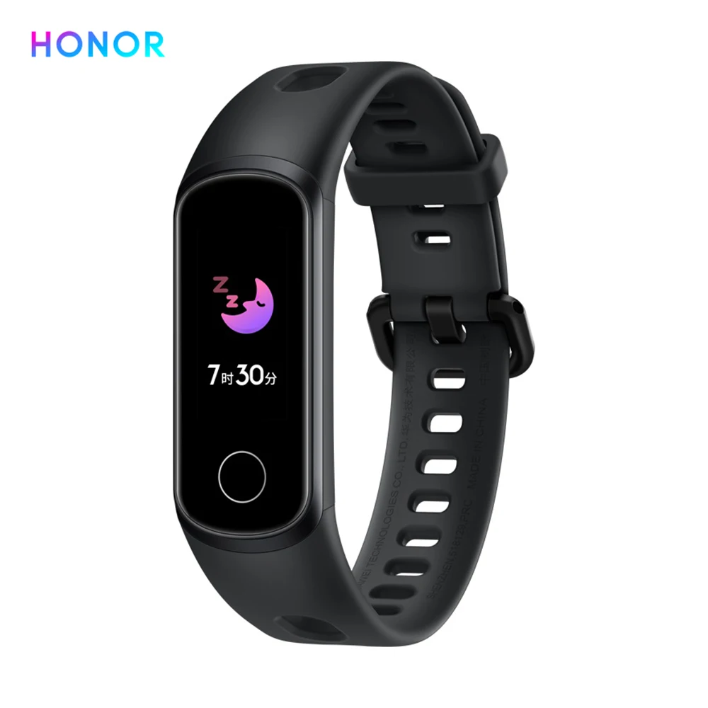 black band 5i huawei Honor Band 4 Band 5 Smart Wirstband 50m водонепроницаемый фитнес-трекер монитор сердечного ритма во время сна оснастка умный Браслет - Цвет: black band 5i