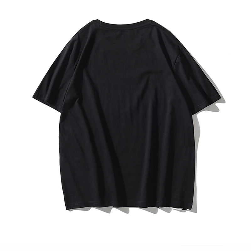 

Popular All-Match Joker Brief Solid Stripe men t shirt Japan Style Neutral Style Couples Unisex Oversized Clothes Summer Man Top