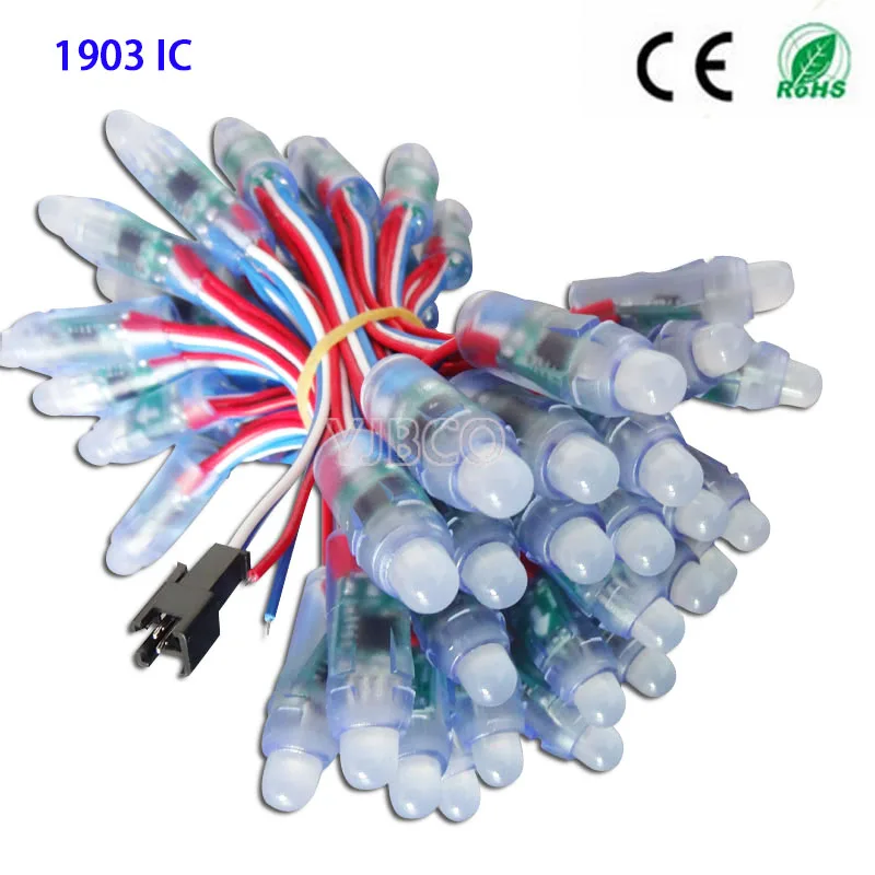 50 шт./лот DC5V WS2811/LPD6803/WS2801IC/DMX512 опционально светодиодная гирлянда модуль пикселей 12