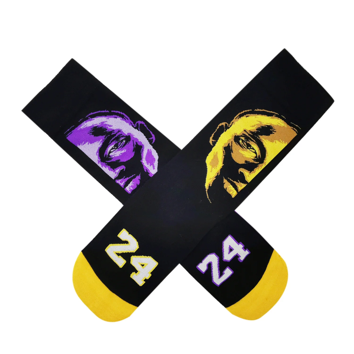 

3 pairs 2021 new Thompson sports socks men's socks long and medium socks all cotton deodorant winter sports socks