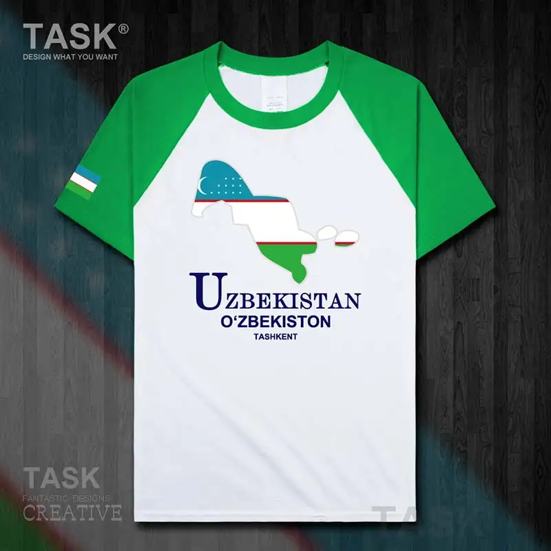 Узбекистан УЗБ Ташкент Мужская футболка новый Топ Футболка с коротким рукавом