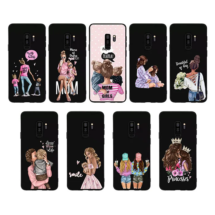 Чехол для Samsung J4 J6 J8 Plus Модный чехол мамы и ребенка TPU Galaxy J2 J5 J7 Prime J3 2015 2016 2017|Чехлы-накладки| |