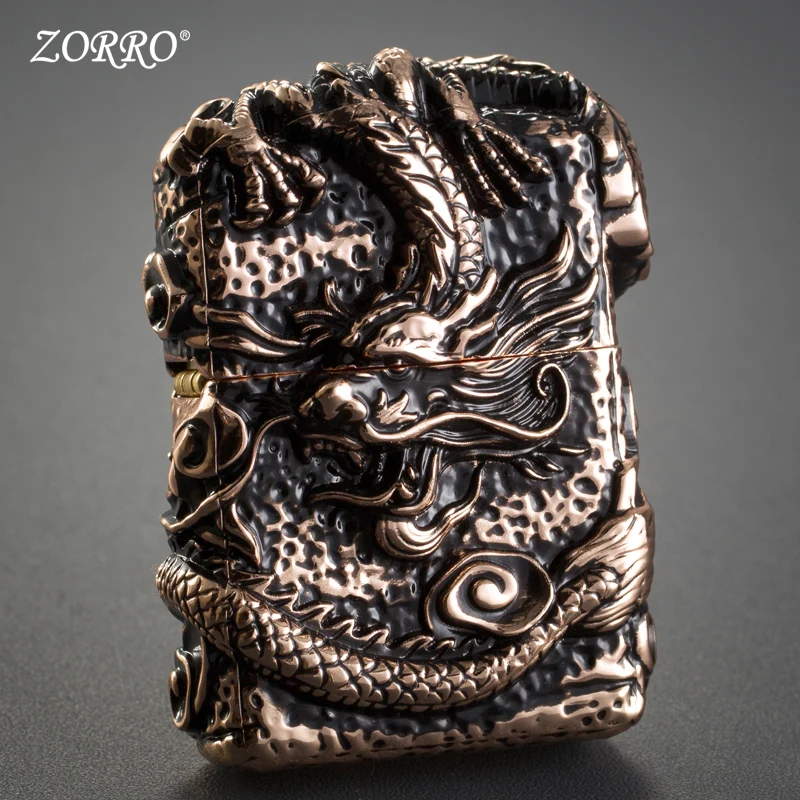 Zorro керосиновая Зажигалка Windbreak Armor Divine Dragon индивидуальная нестандартная зажигалка подарок на день рождения для мужчин, чтобы отправить мальчиков