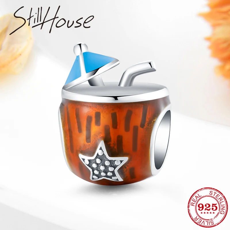 Женский браслет из серебра 925 пробы с подвеской в виде кокоса | Украшения и