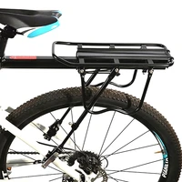 50kg bicycle luggage carrier bike rack aluminum alloy cargo rear rack shelf cycling seatpost bag holder stand mtb accessories