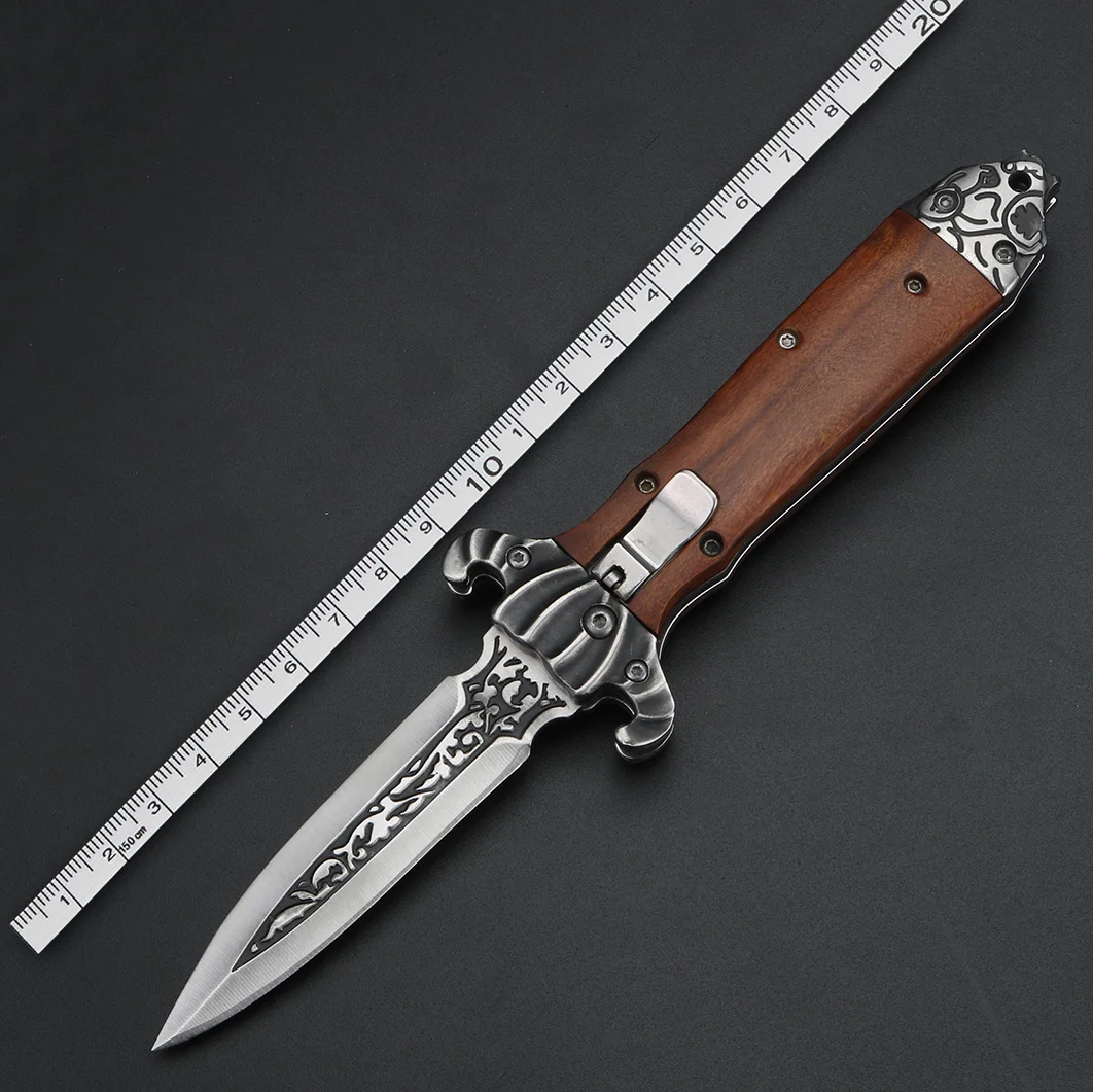 

Outdoor Survival Folding Knife Camping Hunting Forged Handmade Knife Self-defense Multi-function Collection Knives Pocket Knife