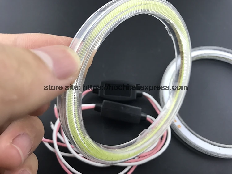 Для Smart Fortwo 2009 2010 2011 2012 2013 COB Led DRL Дневной свет Белый Halo Cob Led Ангельские глазки кольцо ошибок ультра яркий
