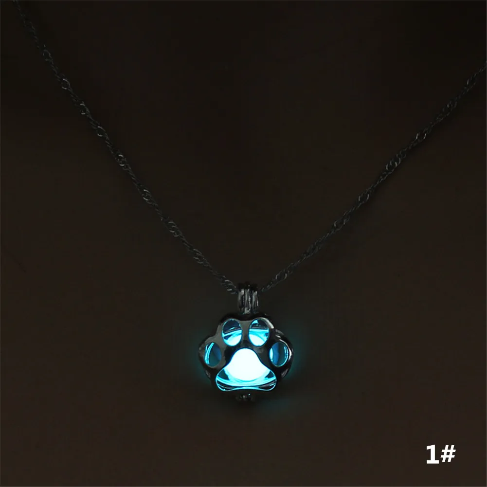 Ожерелье в виде животных металлическое ожерелье с подвеской собачьей лапки
