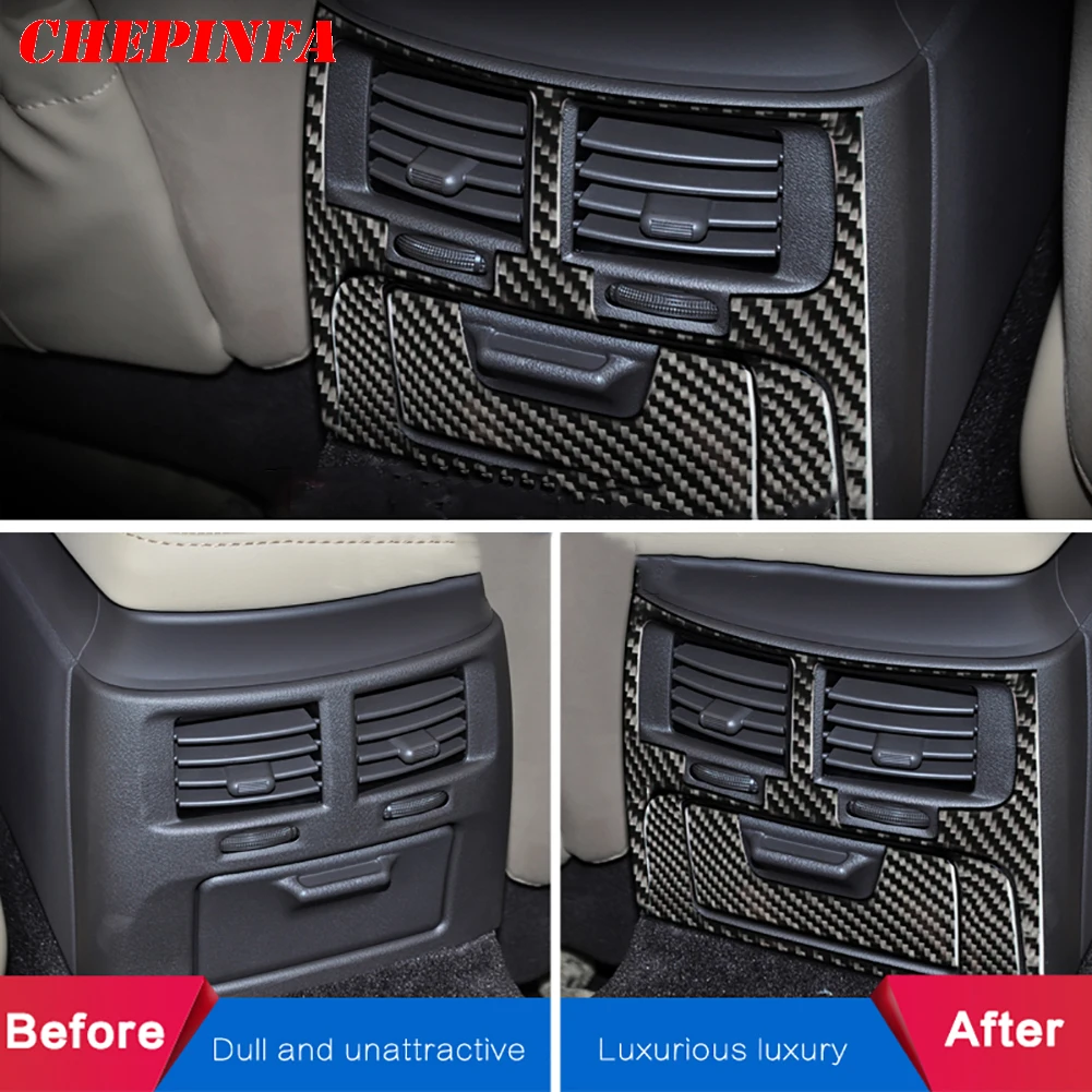 Наклейки из углеродного волокна на заднее вентиляционное отверстие автомобиля