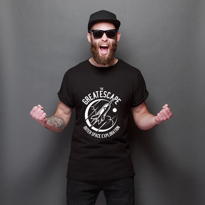 

The Great Escape Print Cotton T-Shirt Europe Street Tops Tees Special Customized T Shirt Unisex