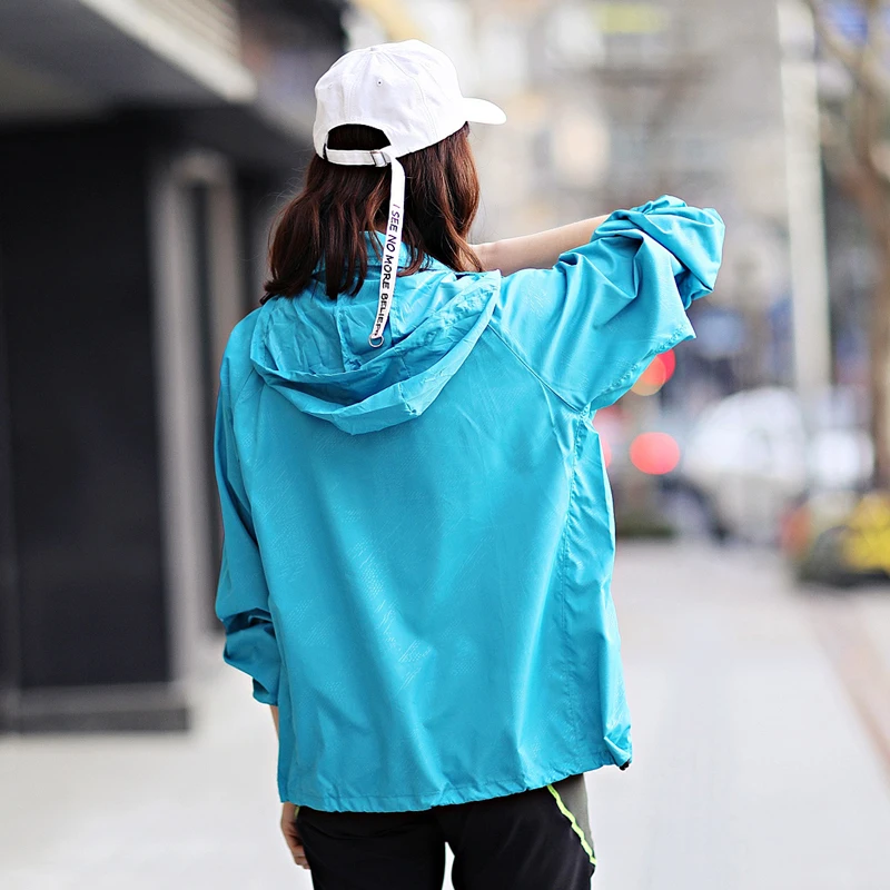 

Autumn Breathable and Anti-amorous Feelings Couple Long Sleeves Quick Dry Clothes Loose Coats and Skin Clothes