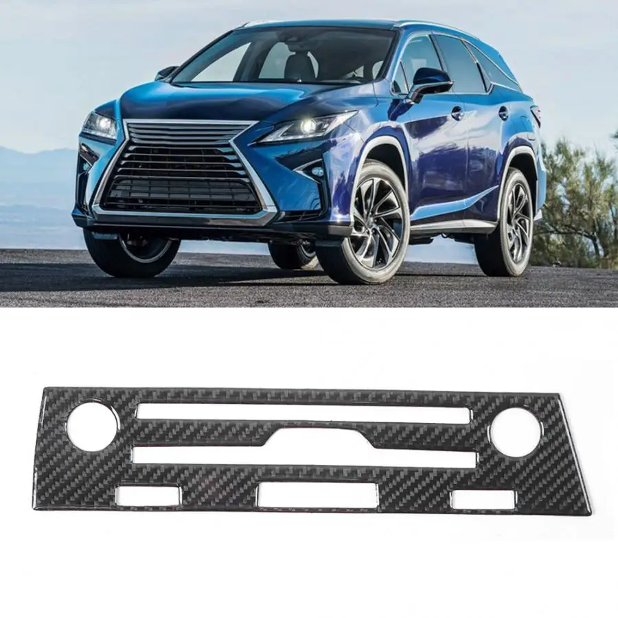 Декоративная панель CD из углеродного волокна для Lexus RX300 270 200T 450H 2016 2017 2018 2019