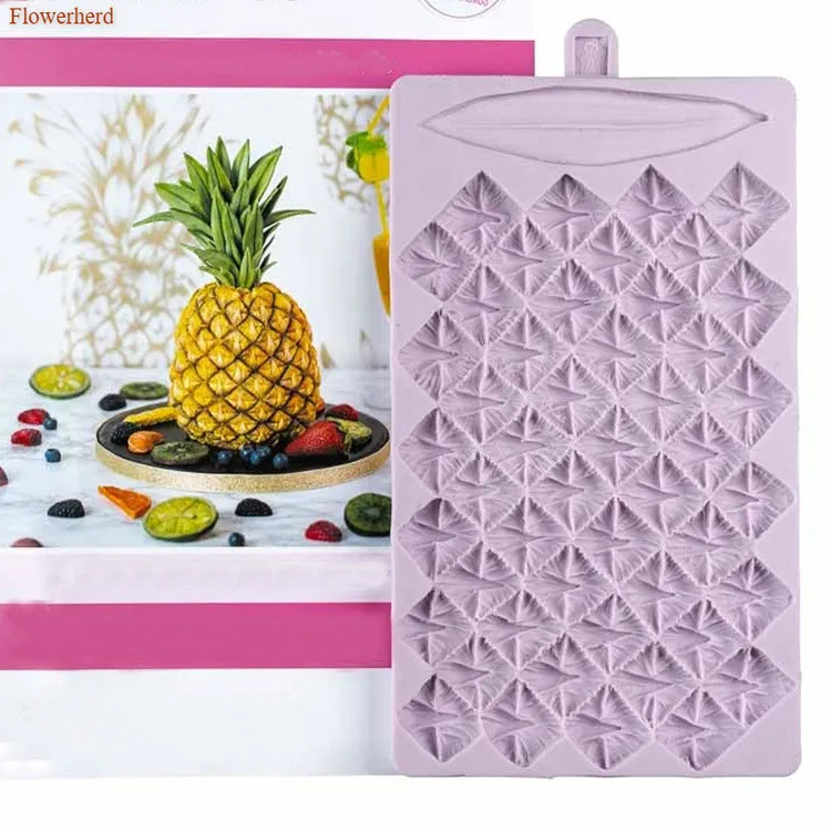 Новый Ананас фрукты помадка торт Жидкая силиконовая форма сделай сам шоколадное