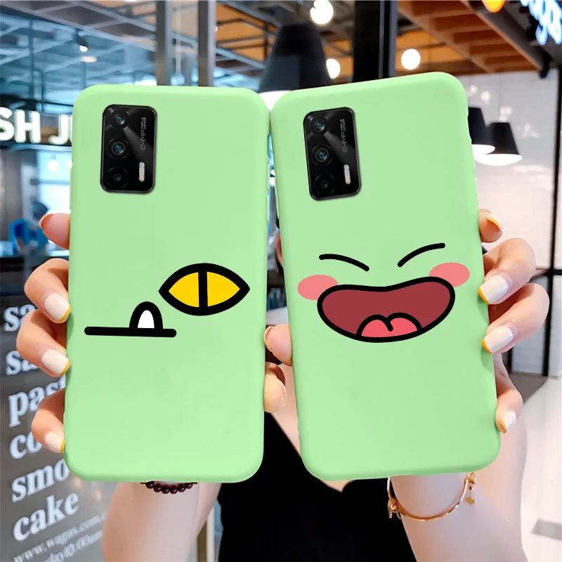 

Cute Cartoon Soft TPU Shell For OPPO Realme GT Neo 5G Case Matte Silicone Edging Fundas For Realme GT Case Thin Fashion Cover