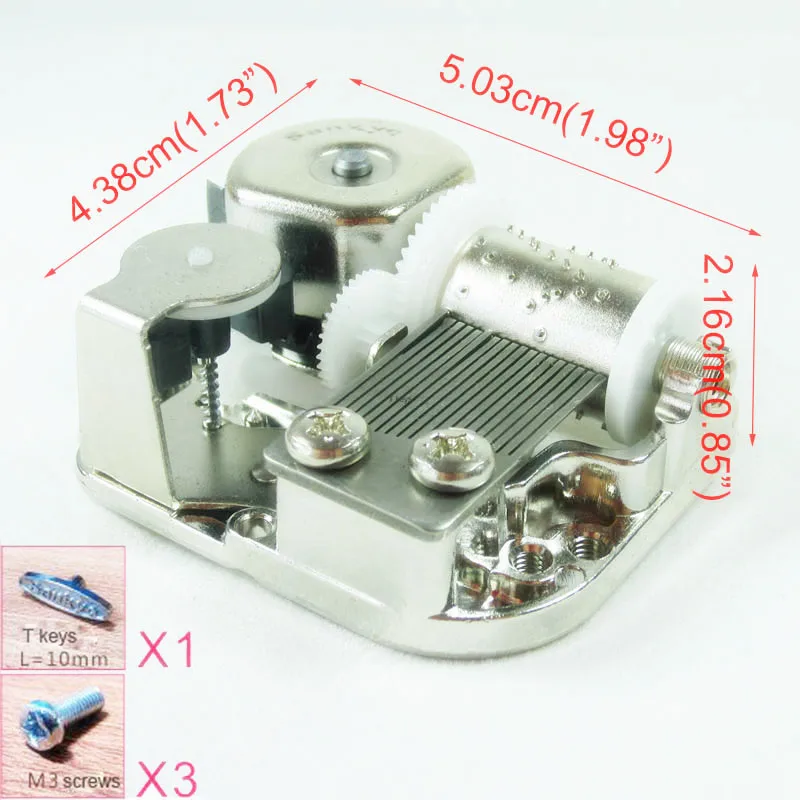 Заводной музыкальный механизм Sankyo тема парка Юрского периода|Музыкальные