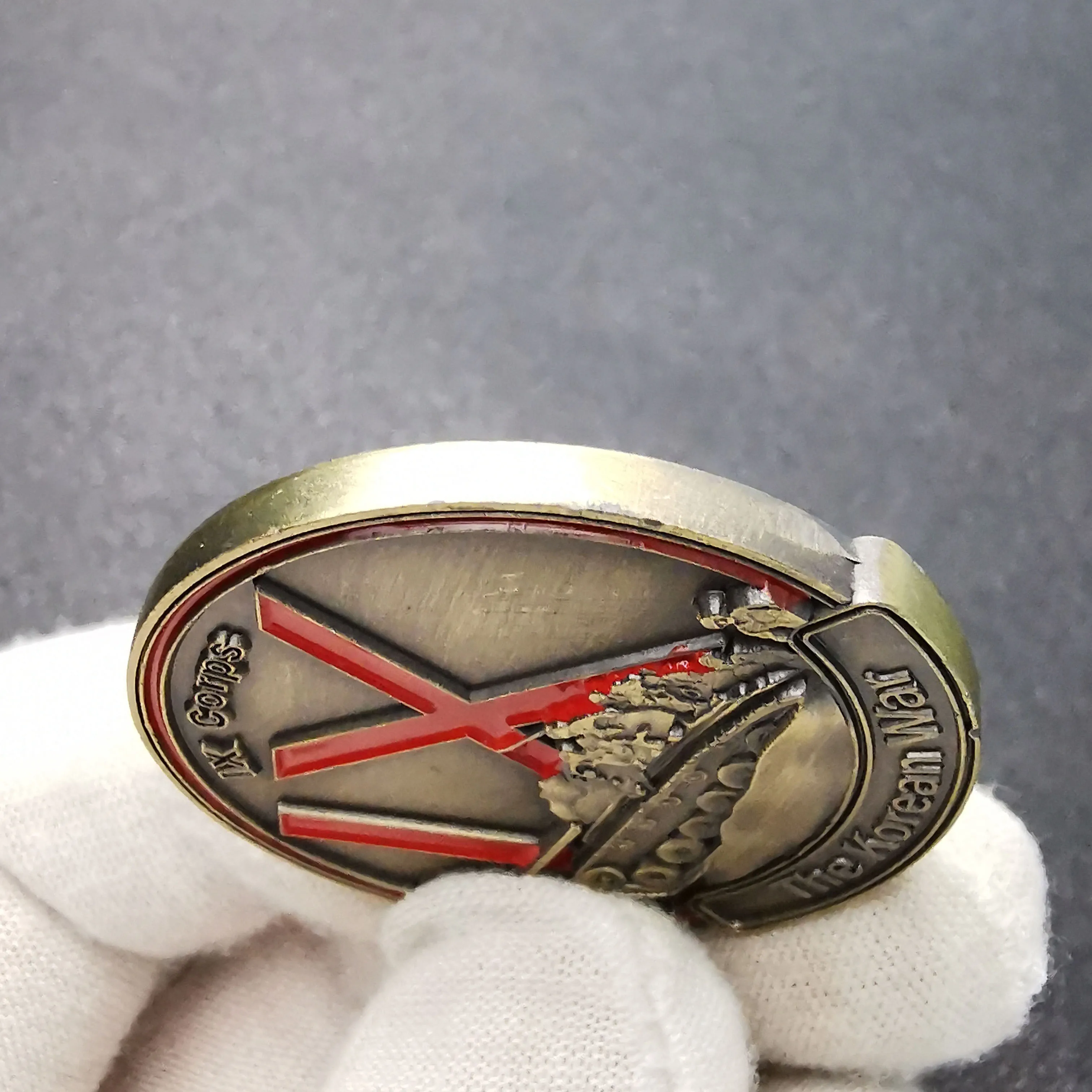 Military Challenge Coin 1950-1953 US.Army IX Corps 38TH Parallel Korean War Forgotten Commemorative | Дом и сад