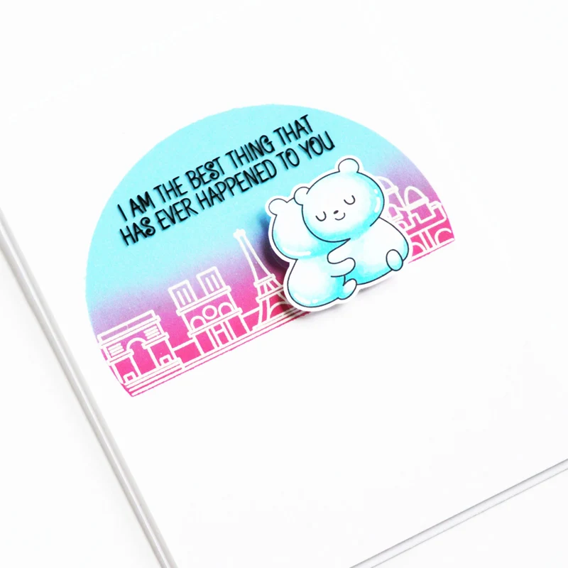 Металлические Вырубные штампы соответствующий прозрачный штамп милые животные