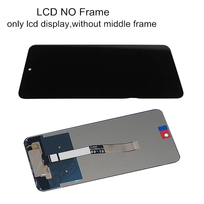 

6.67''Original Screen For Redmi Note 9 S LCD Display For Note 9S Display With Frame Touch Screen Replacement M2003J6B2G Assembly