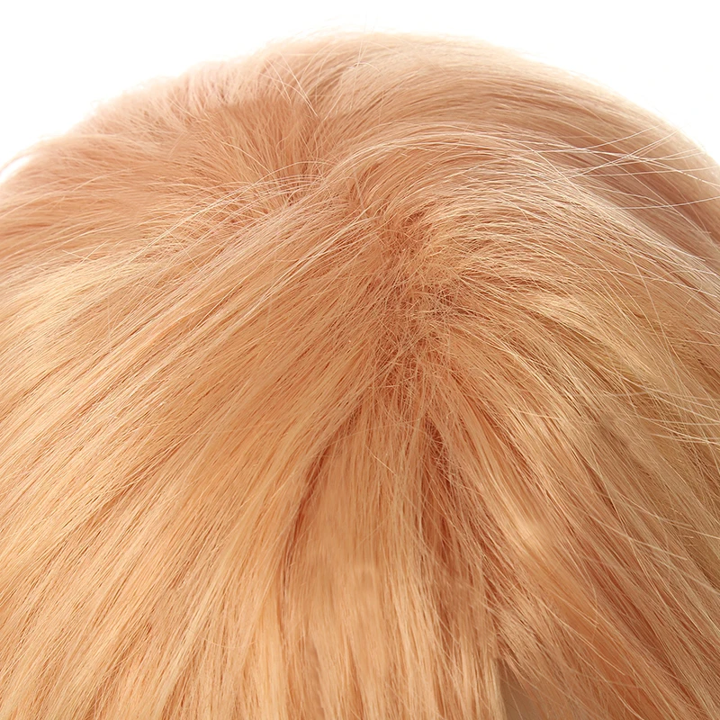 L-email wig Demon Slayer Douma Cosplay Wig Kimetsu no Yaiba Long Yellow Wigs Heat Resistant Synthetic Hair Halloween | Шиньоны и парики