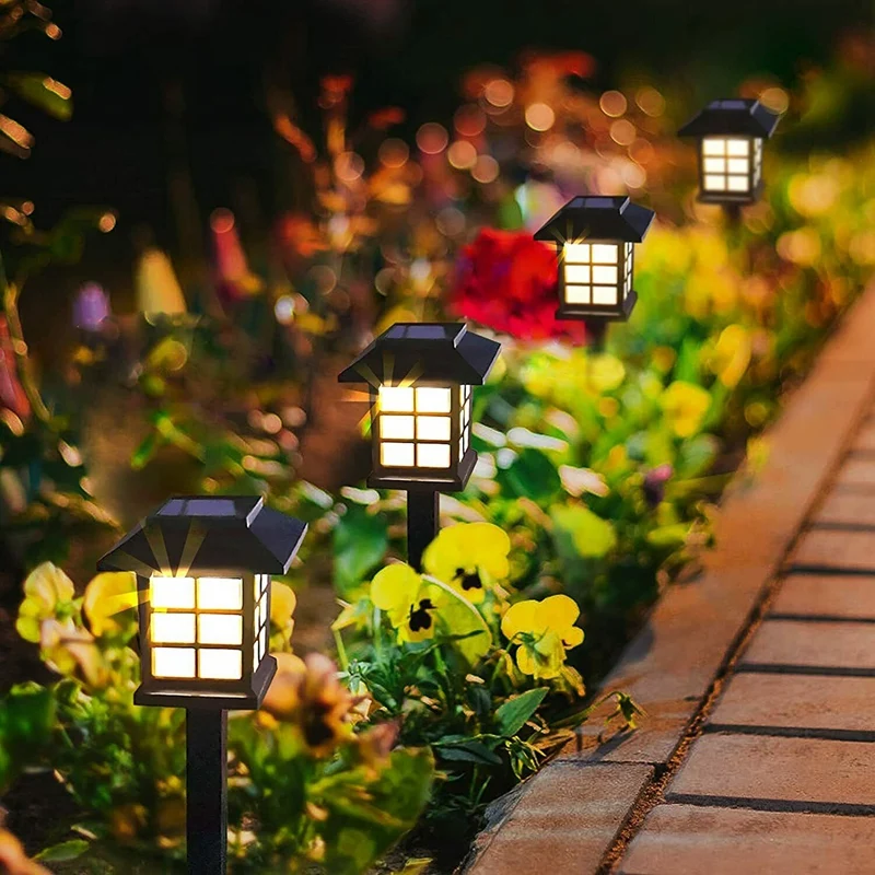 

12 PCS Solar Landscape Lights Outdoor Solar Lights Garden Pathway Light For Patio Yard Driveway Walkway