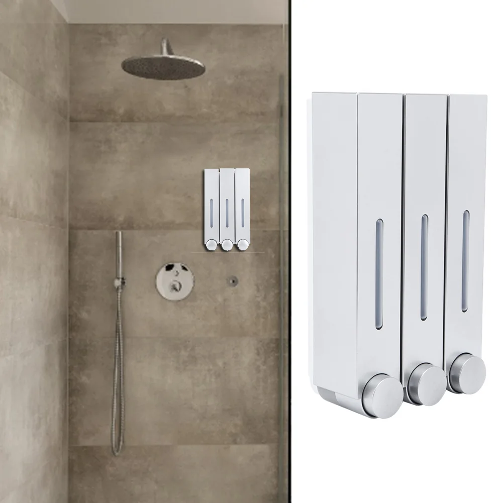 

Диспенсер для жидкого мыла и шампуня, водонепроницаемый, настенный